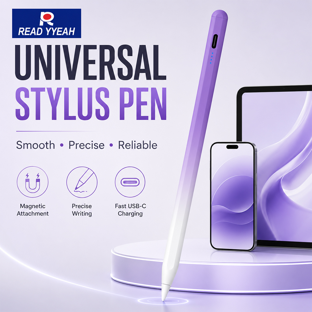 Ipad Pencil Stylus - Universal Active Stylus Pen Magnetic Attachment