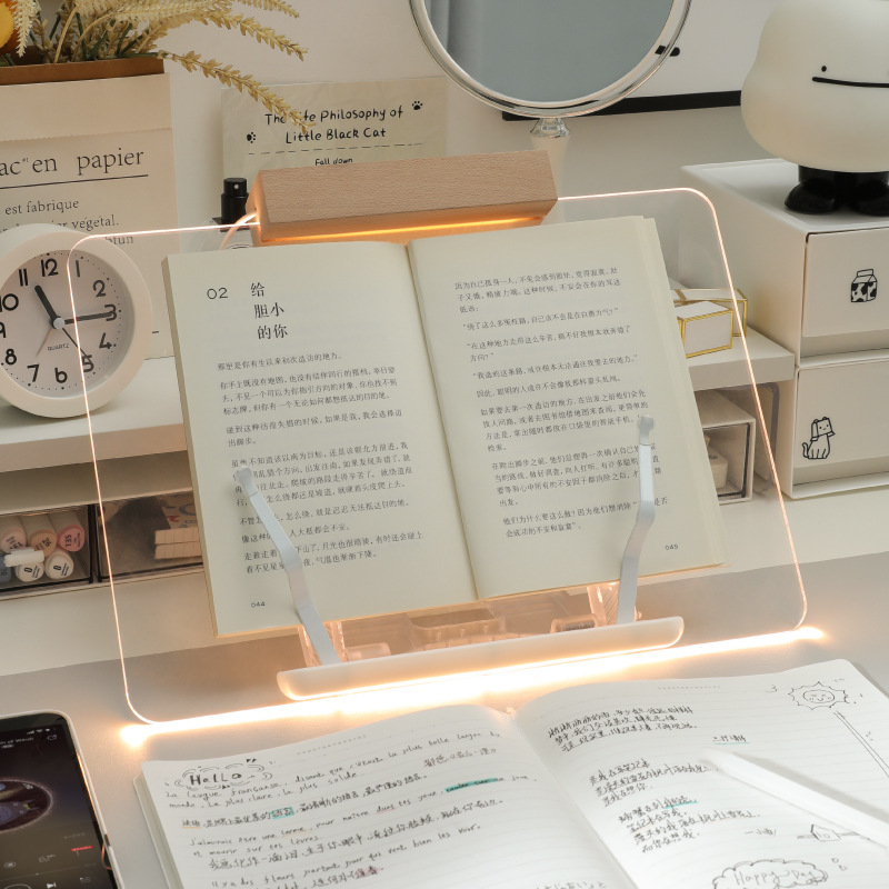 Acrylic Transparent Reading St - Tablet Stand Accessories ulasan dan harga