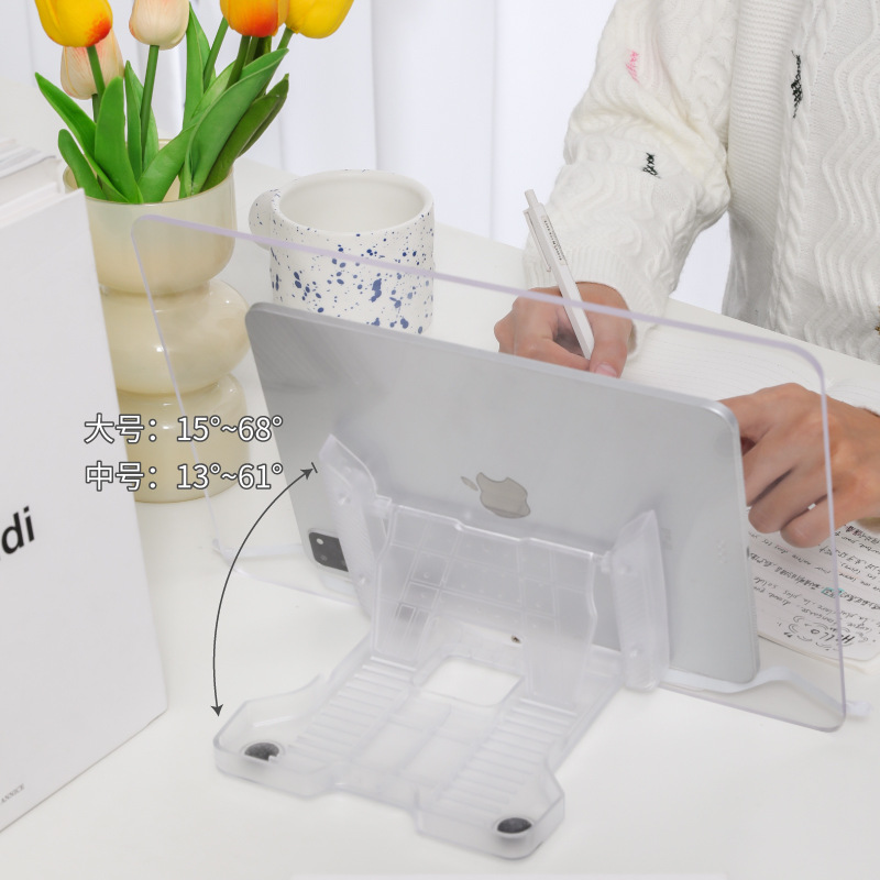 Acrylic Transparent Reading St - Tablet Stand Accessories ulasan dan harga
