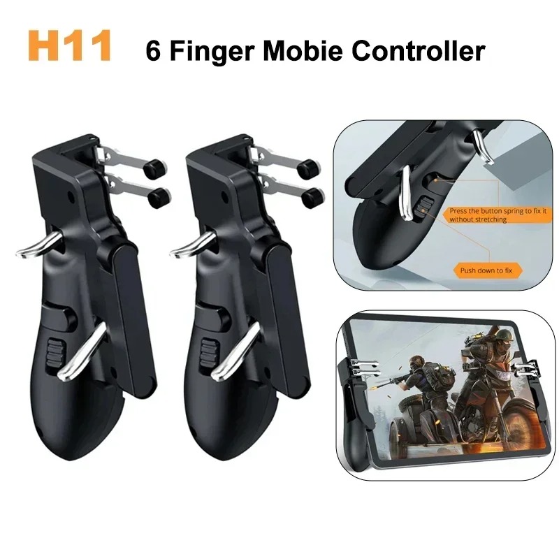 H11 Mobile Controller PUBG Aim - Tablet Gaming Accessories ulasan dan harga