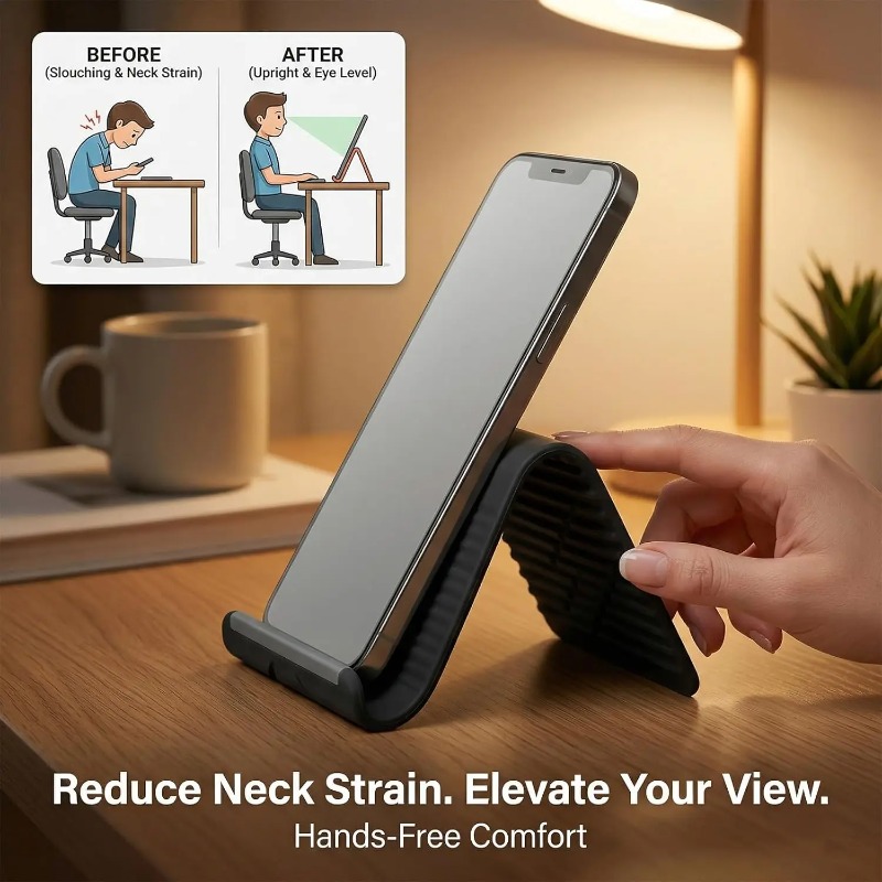 Flexible Foldable Silicone Pho - Essential Tablet Accessories ulasan dan harga