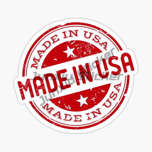 MADE IN USA Flag Vinyl Car Sti - Tablet Computer Accessories ulasan dan harga