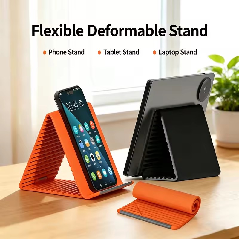 Flexible Foldable Silicone Pho - Tablet Stand Accessories ulasan dan harga