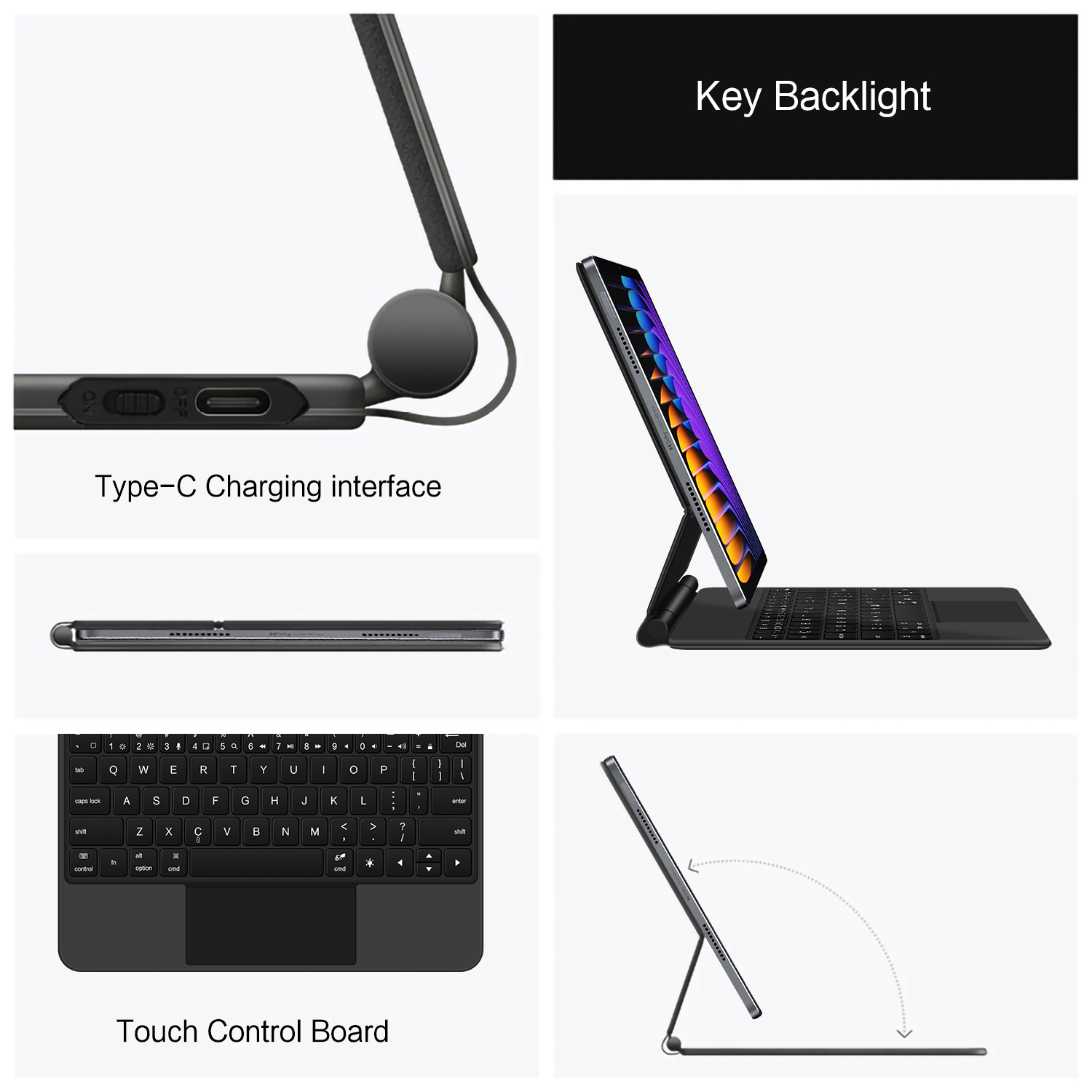 Magic Keyboard Folio For Xiaom - Boox Tablet Accessories ulasan dan harga