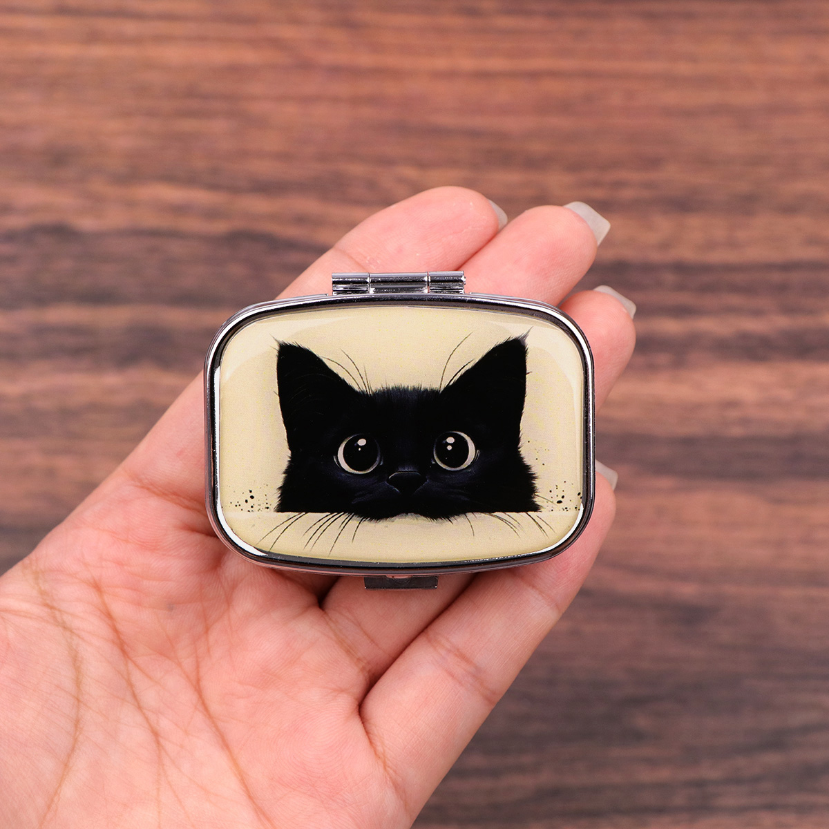 Cute Black Cat Travel Pill Org - Boox Tablet Accessories ulasan dan harga