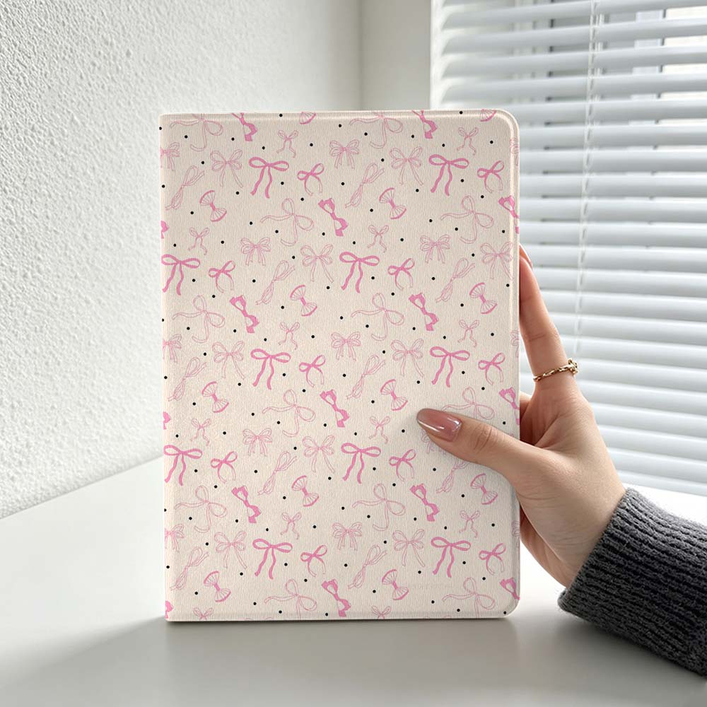 Minimalist Pink Bow Pattern Fo - Lenovo Tablet Plus Accessories ulasan dan harga