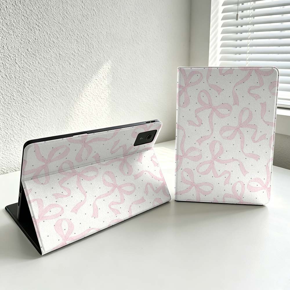 Minimalist Pink Bow Pattern Fo - Lenovo Tablet Plus Accessories ulasan dan harga
