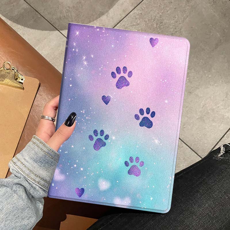 Cartoon Glitter Paw Prints Sof - Lenovo Tablet Plus Accessories ulasan dan harga