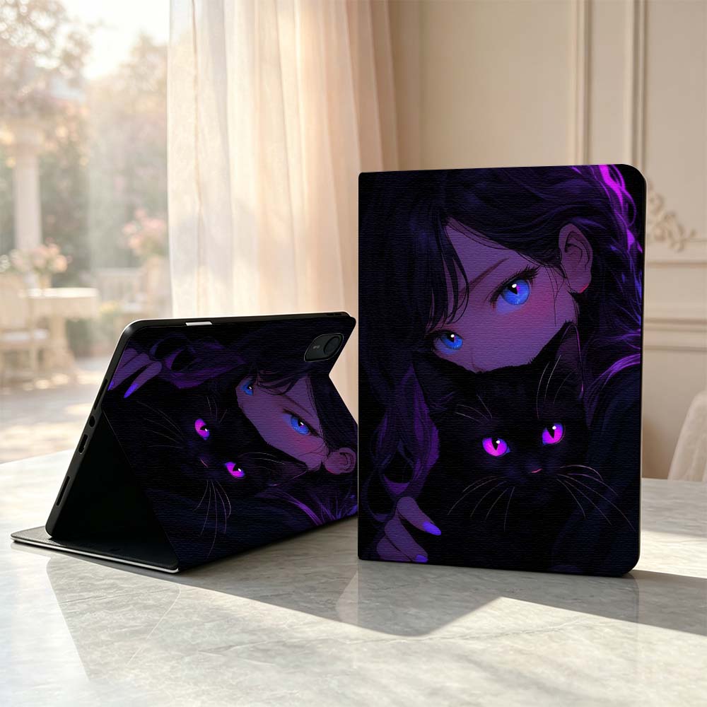 Cartoon Cat Girl Eyes Soft For - Lenovo Tablet Plus Accessories ulasan dan harga