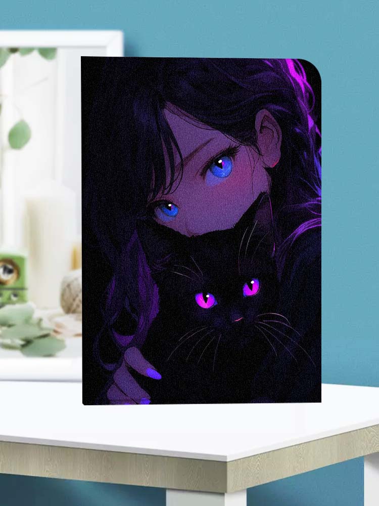 Cartoon Cat Girl Eyes Soft For - Lenovo Tablet Plus Accessories ulasan dan harga